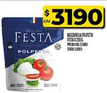 X$ - MOZZARELLA POLPETTA