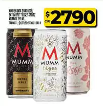 Mumm - EXTRA BRUT/LEDER SPRITZ