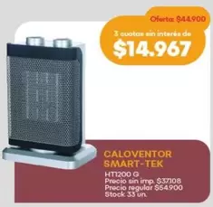 Smart tek - CALOVENTOR