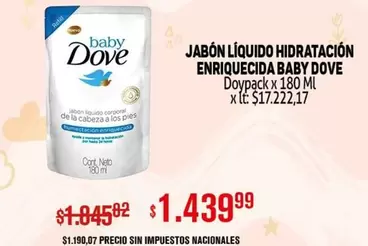 Dove - JABÓN LÍQUIDO HIDRATACIÓN ENRIQUECIDA