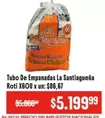 La Santiagueña - Tubo De Empanadas