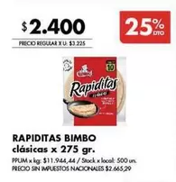 Bimbo - RAPIDITAS