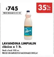 X$ - LAVANDINA LIMPIALIN