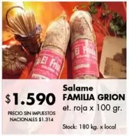 X$ - FAMILIA GRION
