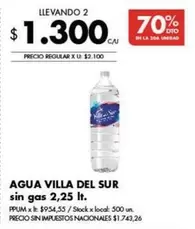 X$ - AGUA VILLA DEL SUR