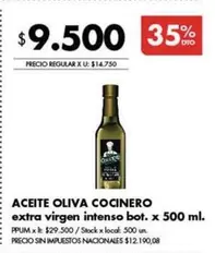 X$ - ACEITE OLIVA COCINERO