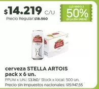 X$ - STELLA ARTOIS