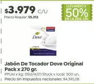 Dove - Jabón De Tocador Original