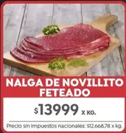 X$ - NALGA DE NOVILLITO FETEADO