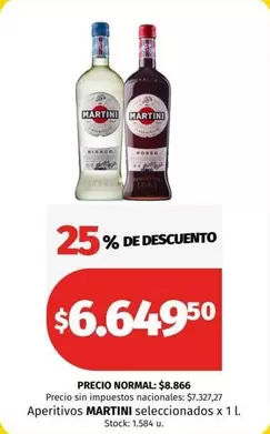Martini - Aperitivos seleccionados x 1 l