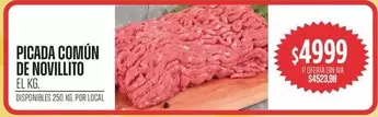 PICADA COMÚN DE NOVILLITO