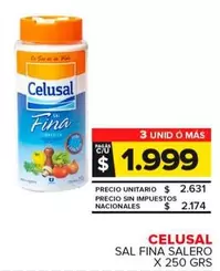 Celusal - Sal Fina Salero