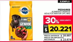 Pedigree - Alimento Perros Adultos Mayor Cpc