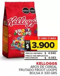 Kellogg's - Aros De Cereal Frutado Froot Loops