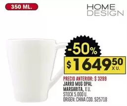 Origen - JARRO MUG OPAL