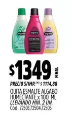 Algabo - QUITA ESMALTE