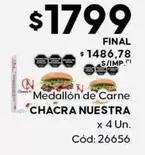 X$ - Medallón de Carne