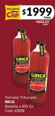 Inca - Tomate Triturado
