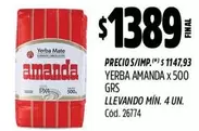 Amanda - YERBA AMANDA x 500