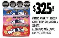 X$ - GALLETITAS POLVORITA