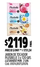 Plusbelle - JABON DE TOCADOR