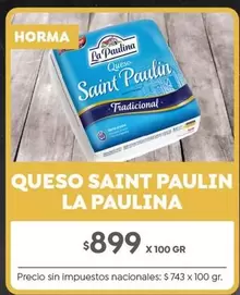 La paulina - QUESO SAINT PAULIN