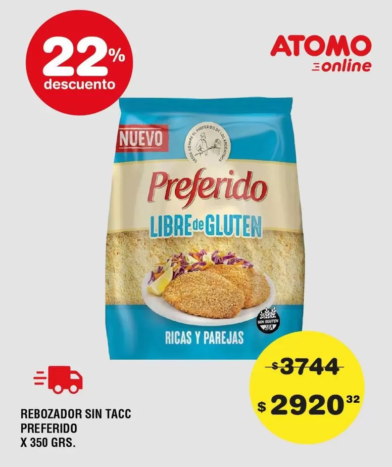 Preferido - REBOZADOR SIN TACC