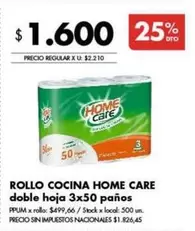 X$ - ROLLO COCINA
