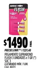 Flash - FLASH 3 UNIDADES x 1 GR