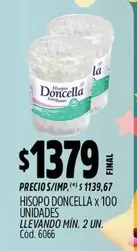 Doncella - HISOPO x 100 UNIDADES