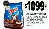 Toddy - CACAO EN POLVO EXTREMO