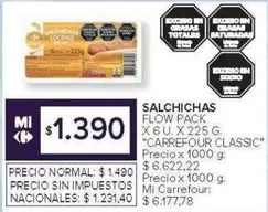 X$ - SALCHICHAS