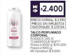 Carrefour - TALCO PERFUMADO CORPORAL