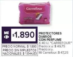 Carrefour - PROTECTORES DIARIOS CON PERFUME