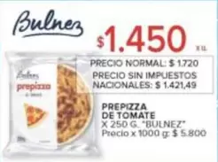 X$ - PREPIZZA DE TOMATE