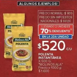 Molinos Ala - POLENTA INSTANTANEA