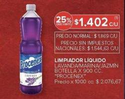 Procenex - LIMPIADOR LÍQUIDO