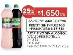 Terma - APERITIVO SIN ALCOHOL