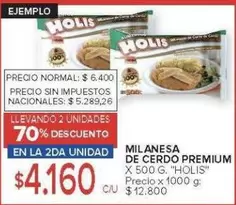 Premium - MILANESA DE CERDO PREMIUM