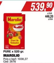Marolio - PURE x 520 gr.