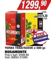 Rosamonte - YERBA TRAD/SUAVE
