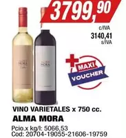 Alma Mora - VARIETALES x 750 cc