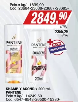 Pantene - SHAMP. Y ACOND.x 200 ml.