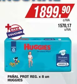 Huggies - PAÑAL PROT REG. x 8 un