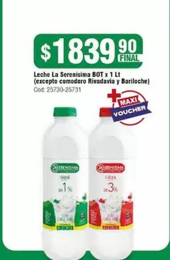 X$ - La Serenisima BOT x 1 Lt
