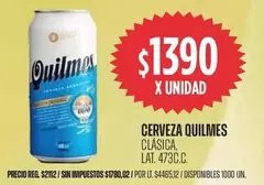 Quilmes - CERVEZA