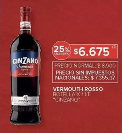Cinzano - VERMOUTH ROSSO