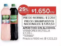 Terma - APERITIVO SIN ALCOHOL