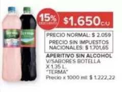 Terma - APERITIVO SIN ALCOHOL