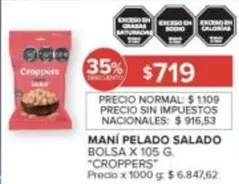 Croppers - MANÍ PELADO SALADO